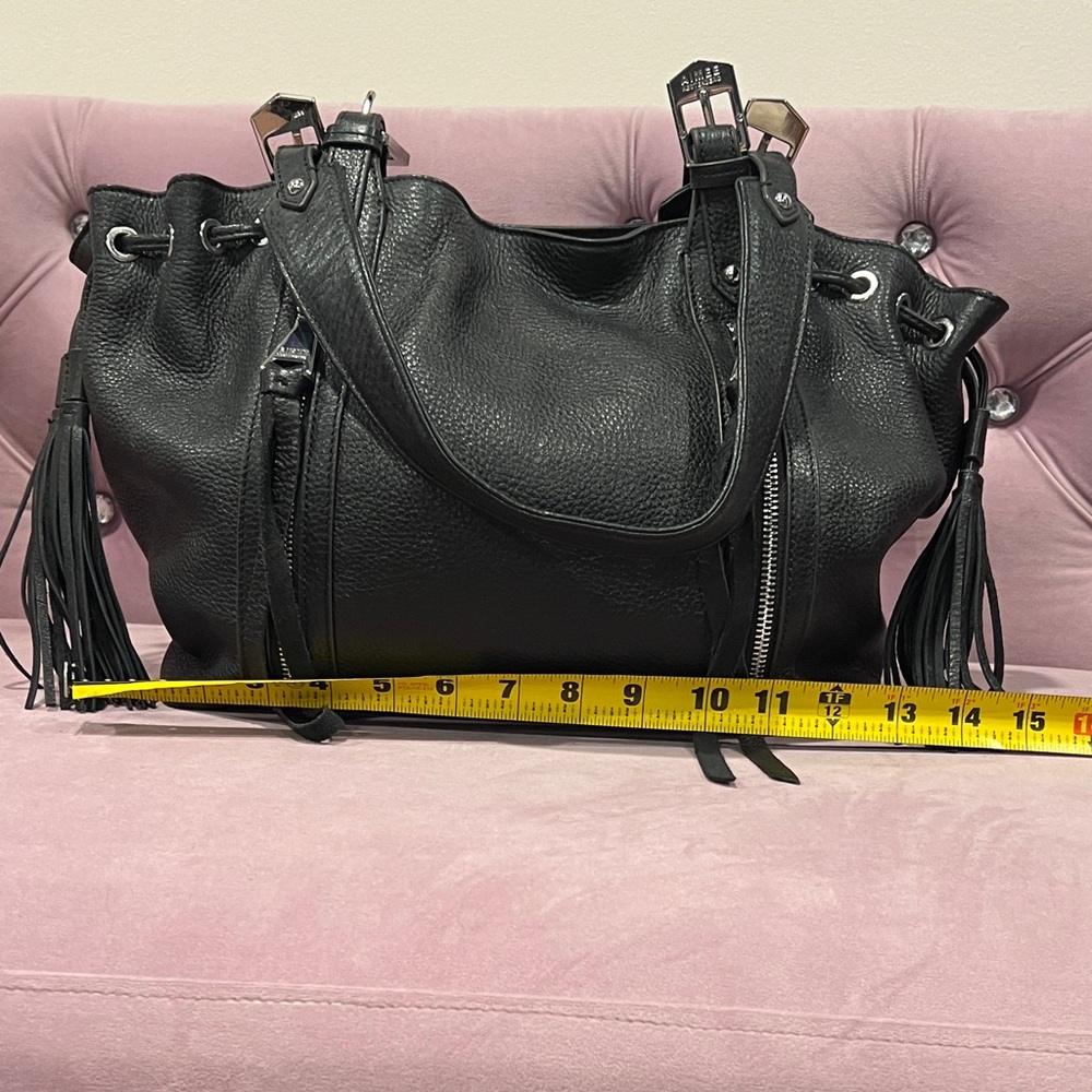 Aimee Kestenberg Black Leather Shoulder Bag - Picture 2 of 5